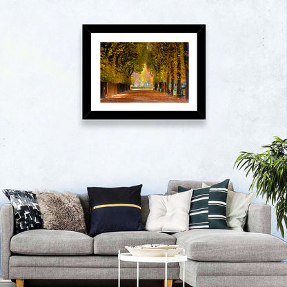 Golden Hour Autumn Path Wall Art