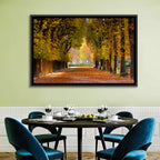 Golden Hour Autumn Path Wall Art
