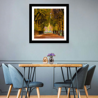 Golden Hour Autumn Path Wall Art