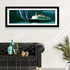 Cruise Ship at Geiranger Fjord Wall Art
