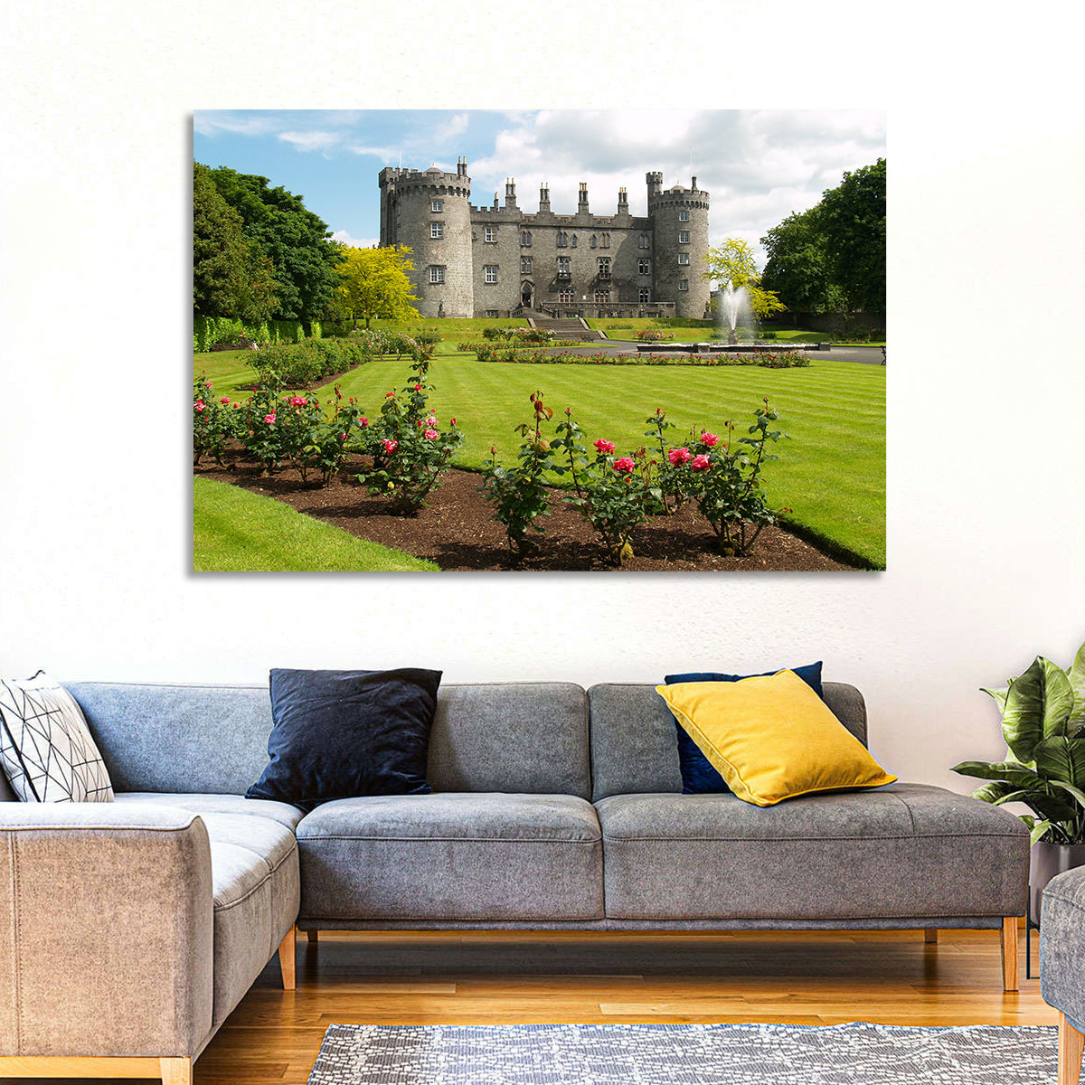 Kilkenny Castle Wall Art in a room, landscape