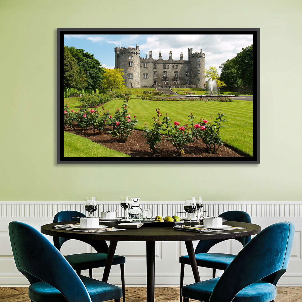Kilkenny Castle Wall Art in a room, landscape