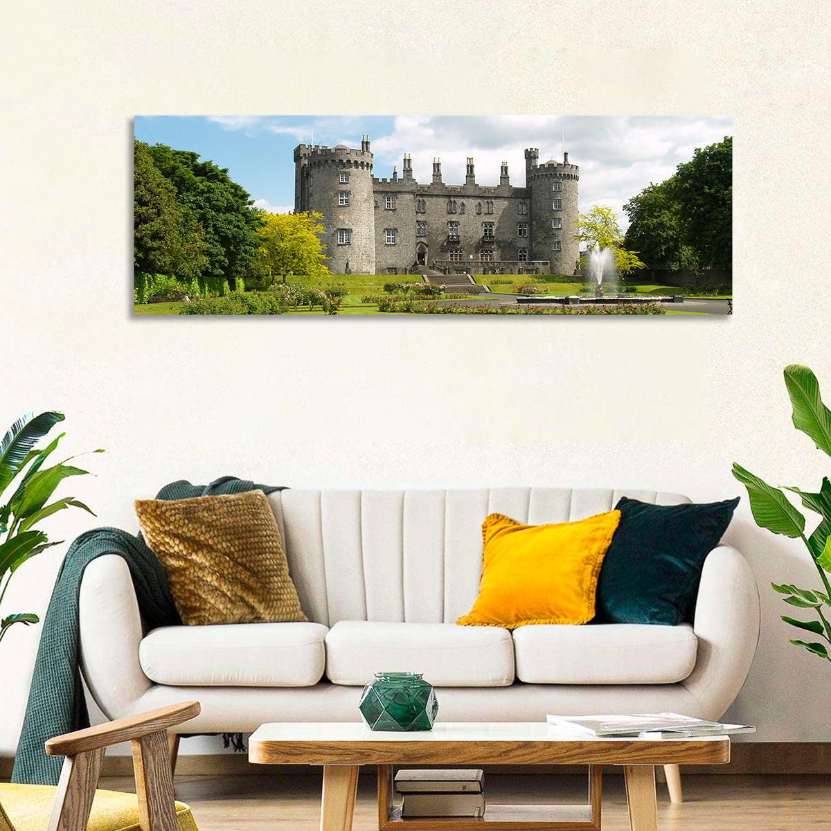 Kilkenny Castle Wall Art in a room, landscape