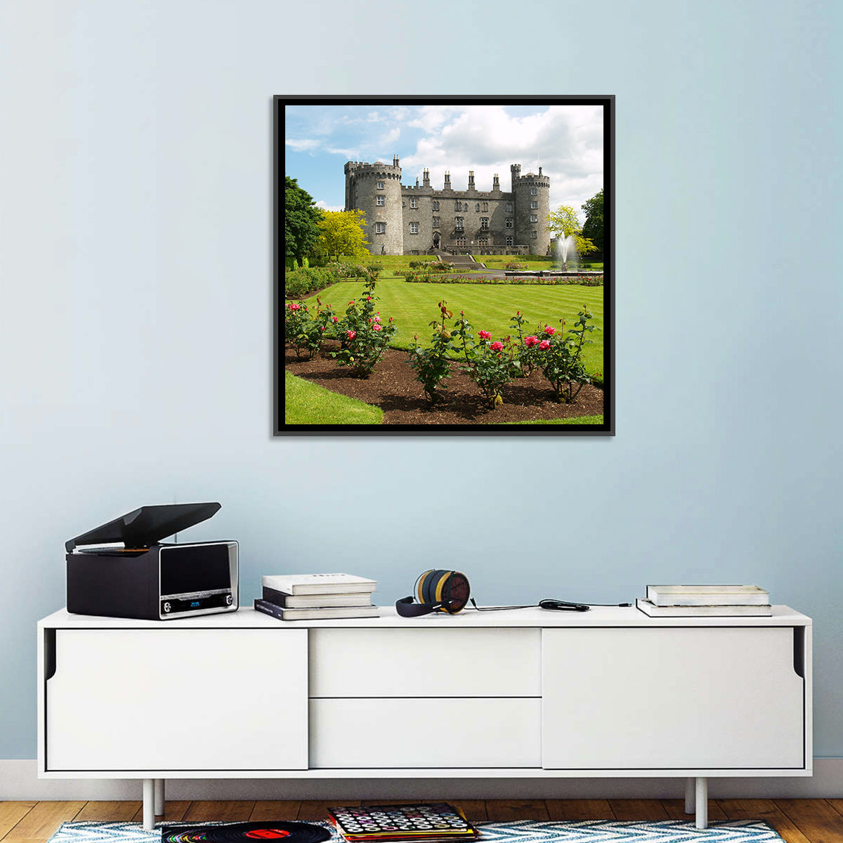 Kilkenny Castle Wall Art in a room, landscape
