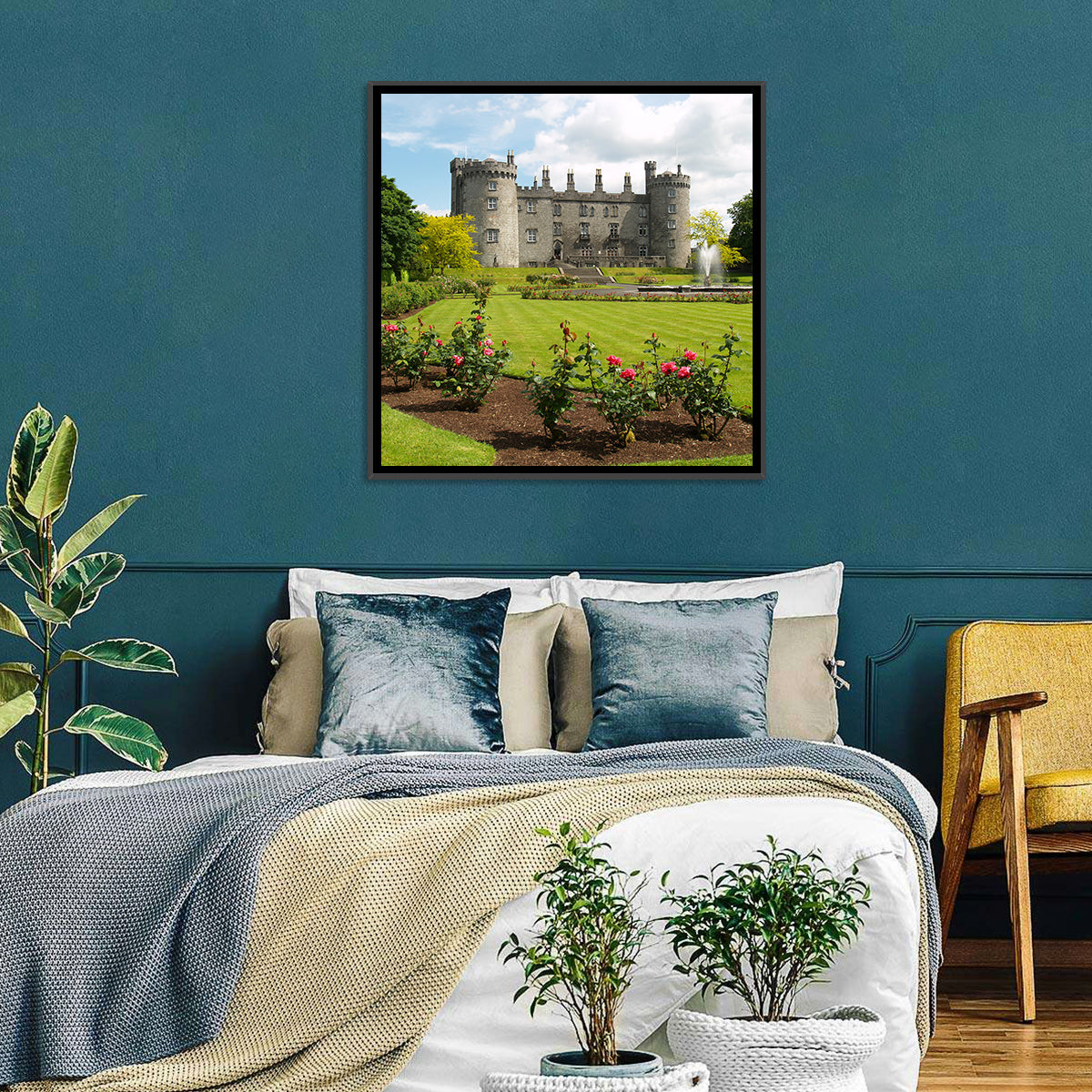 Kilkenny Castle Wall Art in a room, landscape