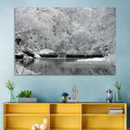 Fairmount Park Winter Spillway Wall Art
