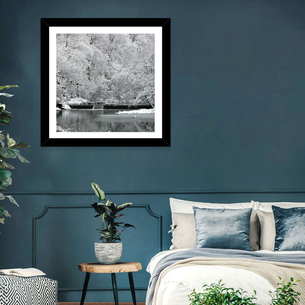 Fairmount Park Winter Spillway Wall Art