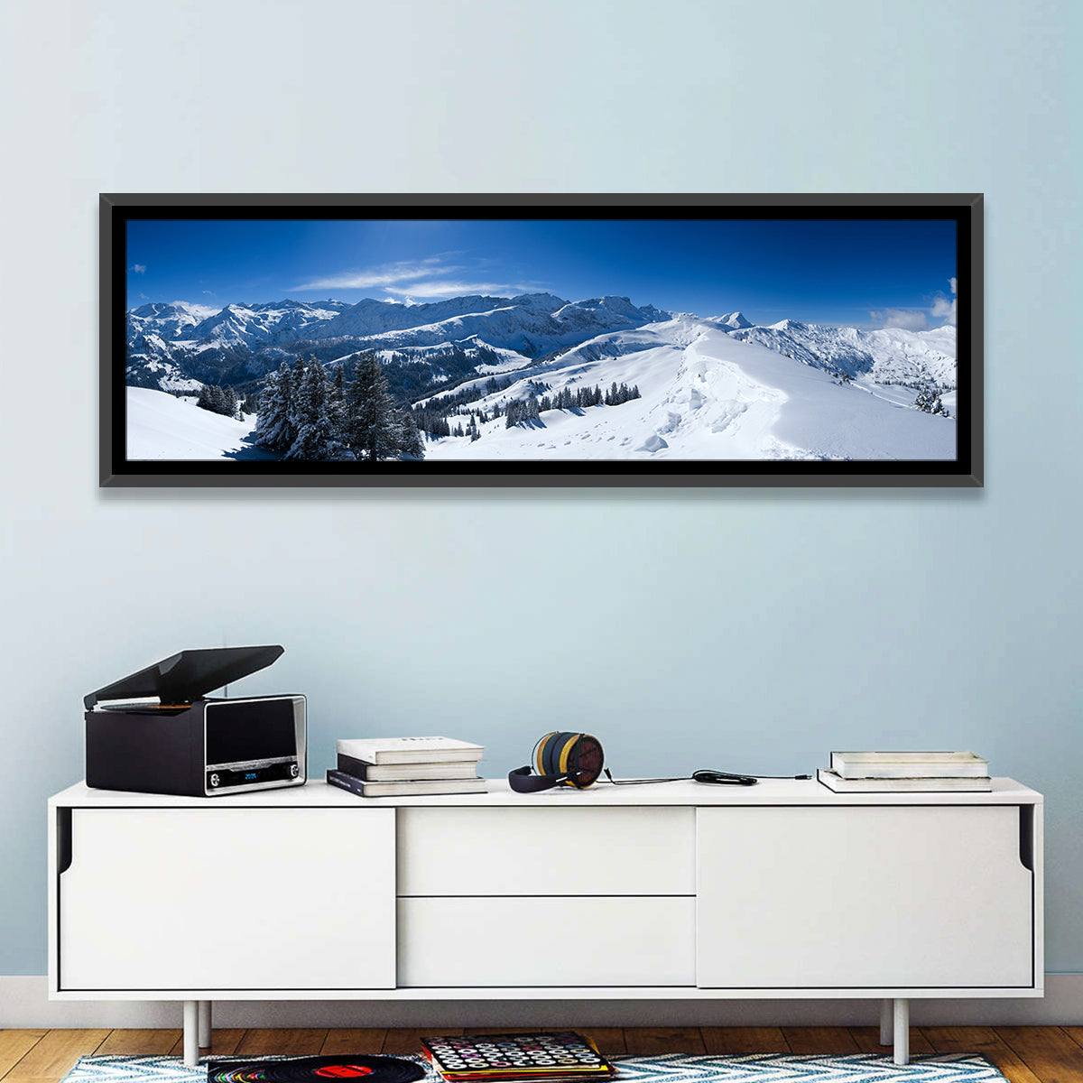 Snowy Bernese Alps Wall Art