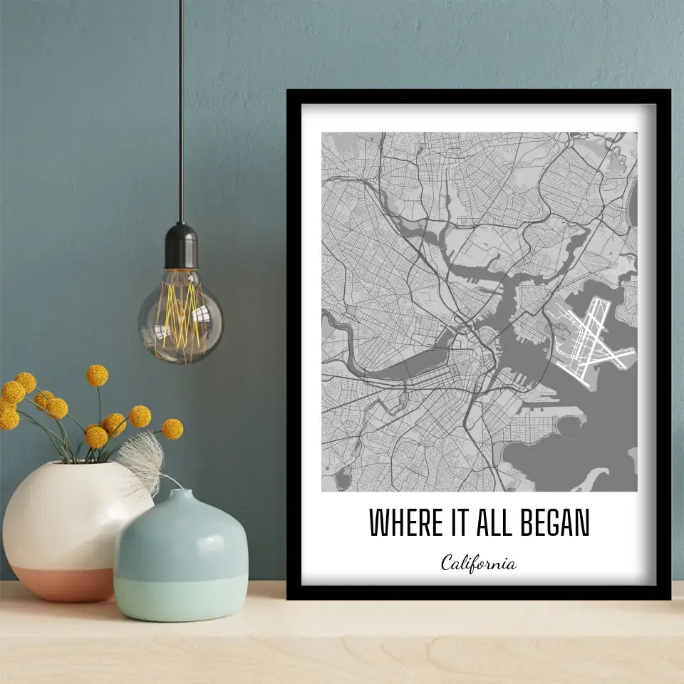 Where It All Began, San Francisco Canvas Wall Art