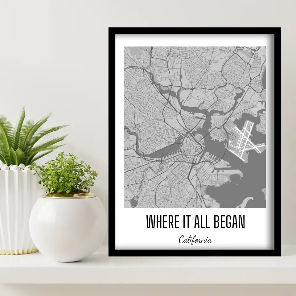 Where It All Began, San Francisco Canvas Wall Art