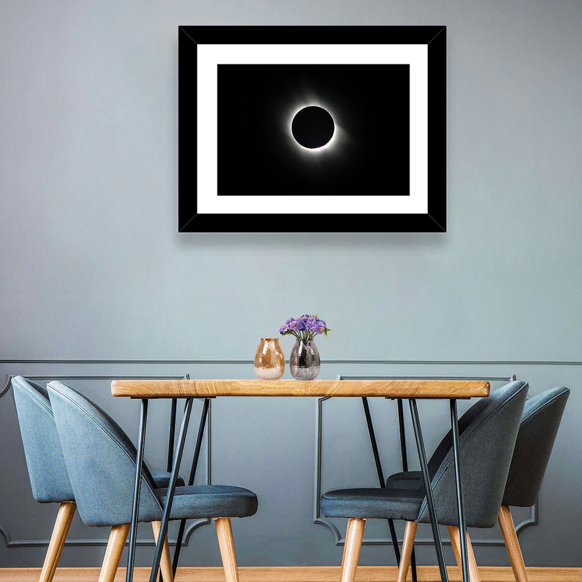 Centered Solar Eclipse Wall Art
