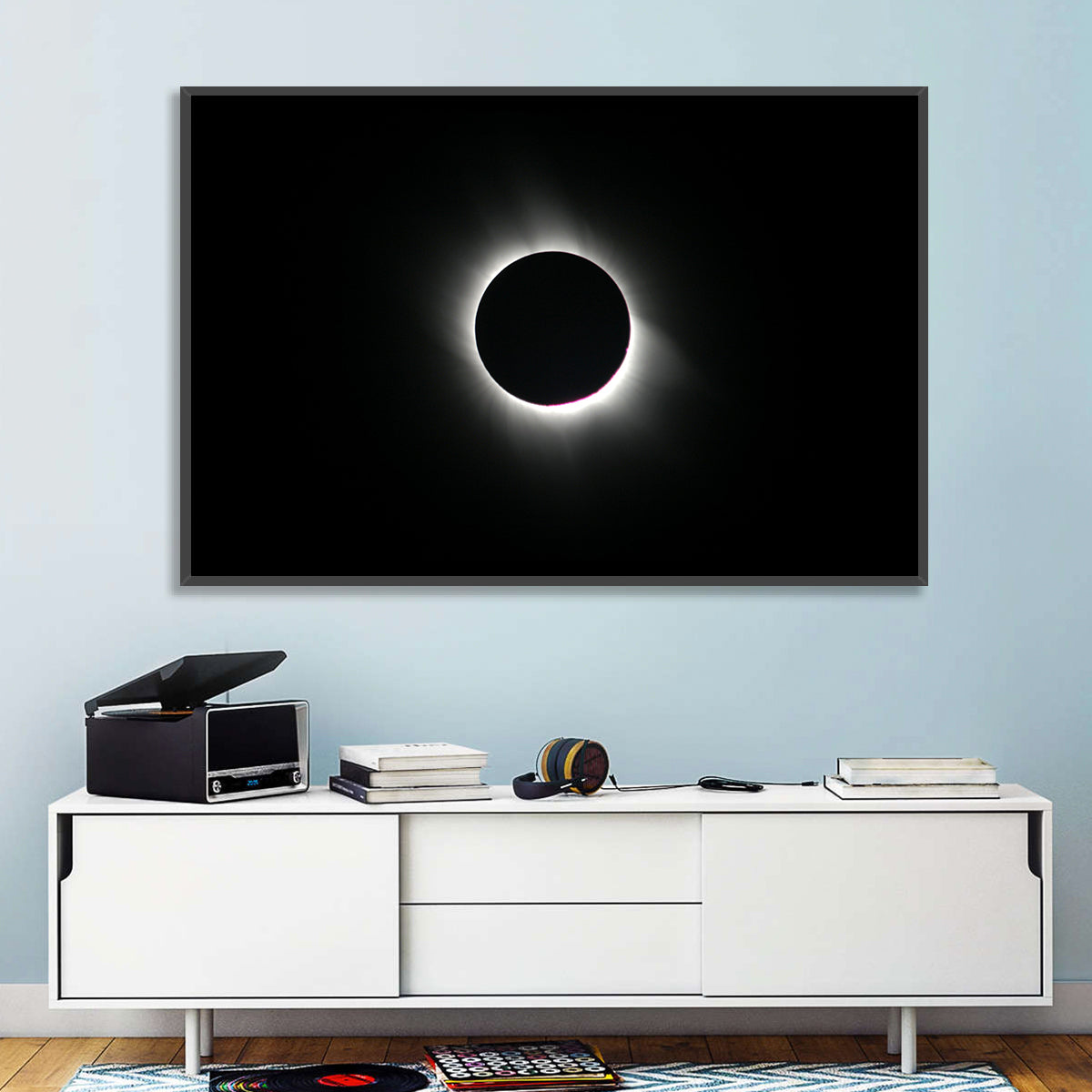 Centered Solar Eclipse Wall Art