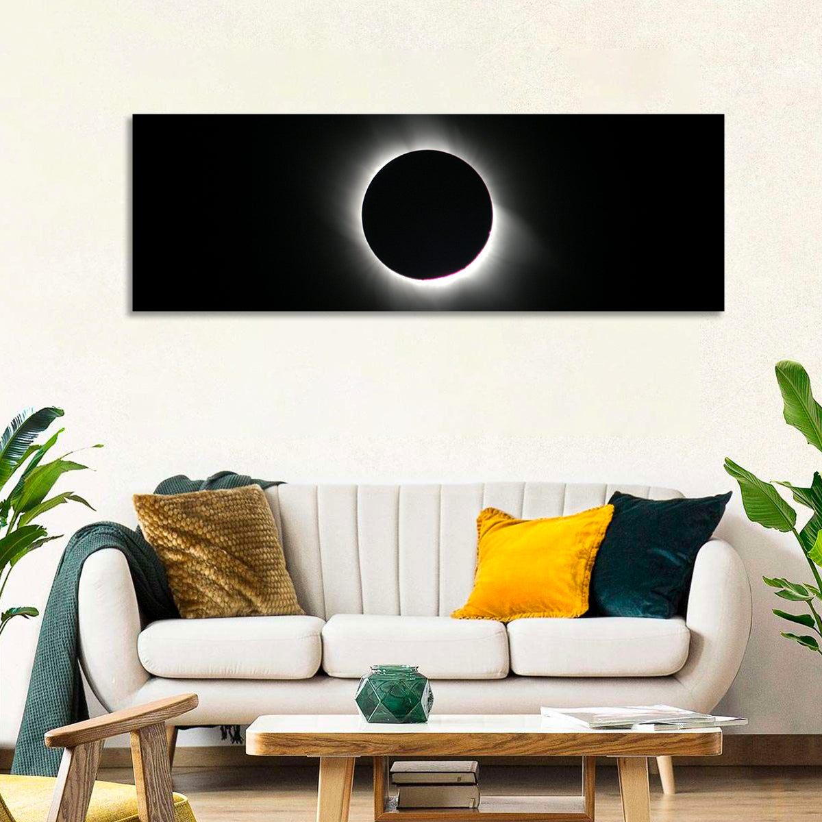 Centered Solar Eclipse Wall Art