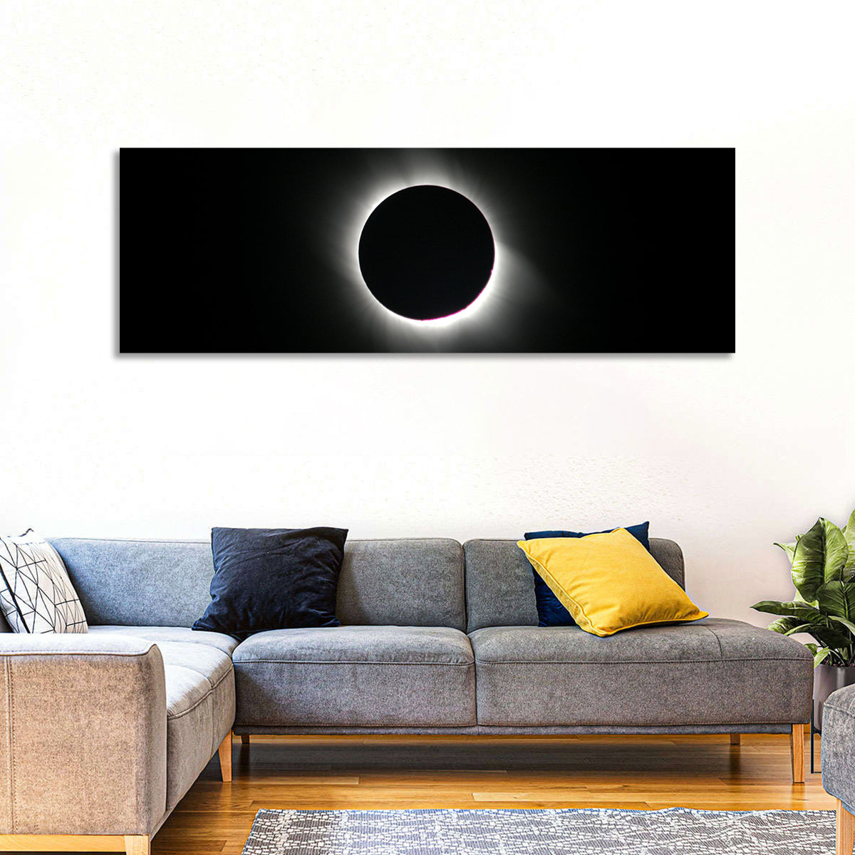 Centered Solar Eclipse Wall Art