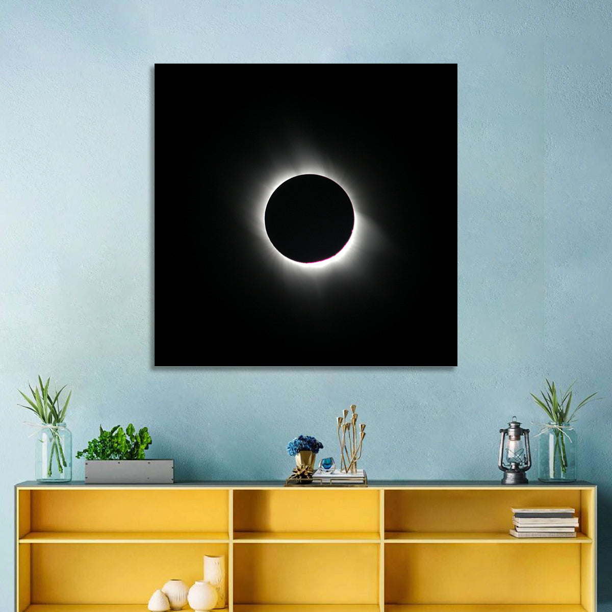 Centered Solar Eclipse Wall Art