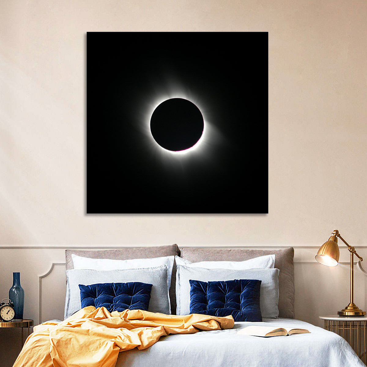 Centered Solar Eclipse Wall Art