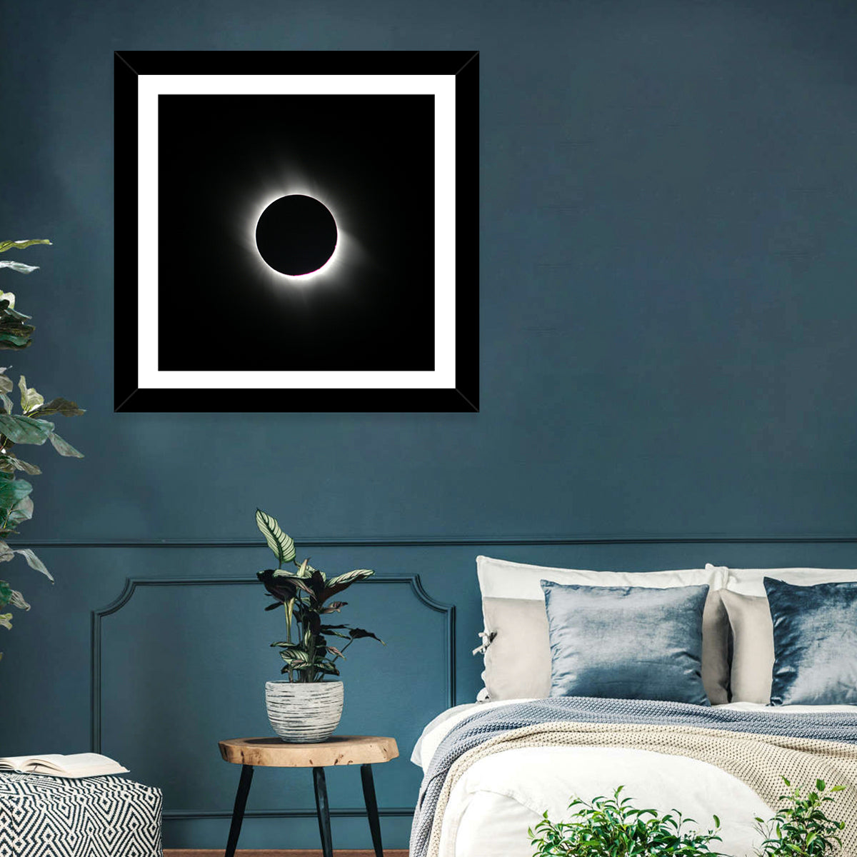 Centered Solar Eclipse Wall Art
