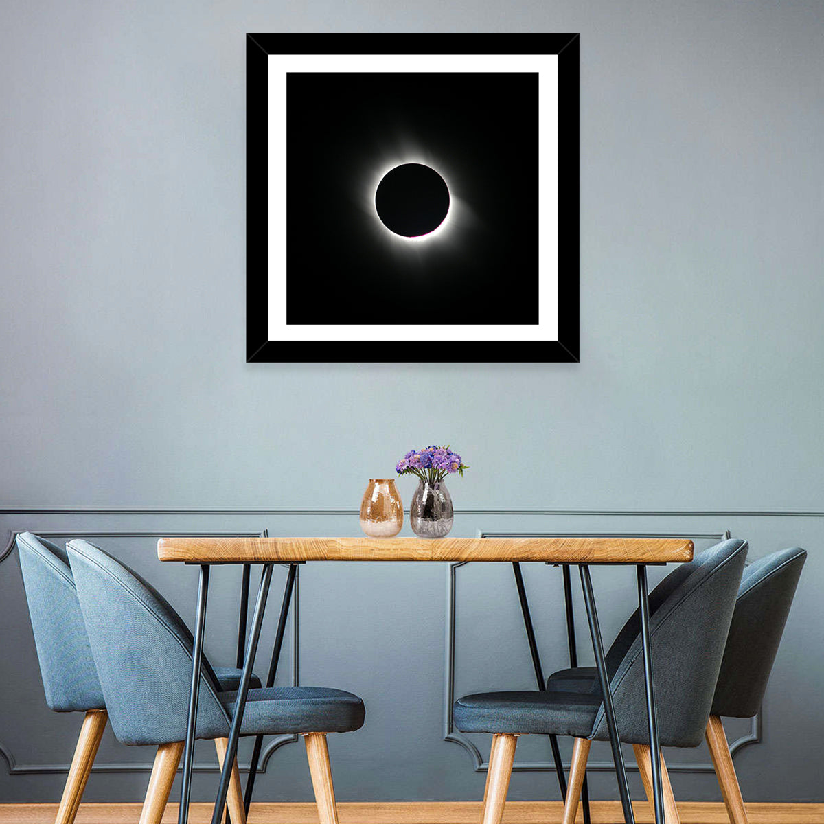 Centered Solar Eclipse Wall Art