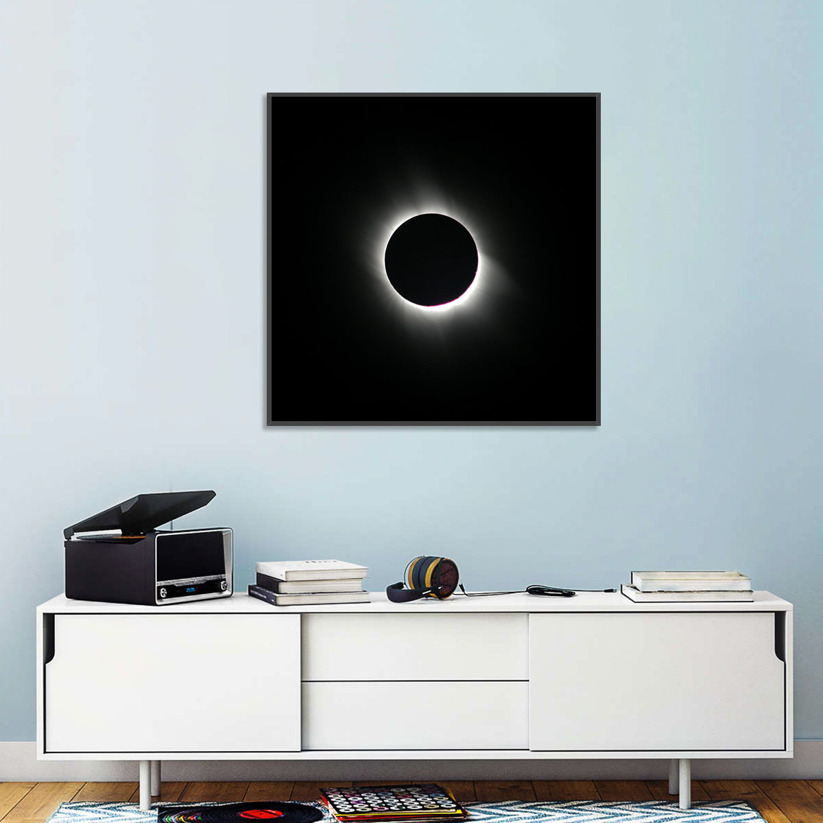 Centered Solar Eclipse Wall Art
