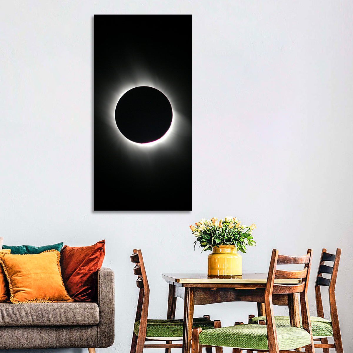 Centered Solar Eclipse Wall Art