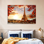 Eiffel Tower at Golden Hour Wall Art