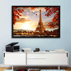 Eiffel Tower at Golden Hour Wall Art