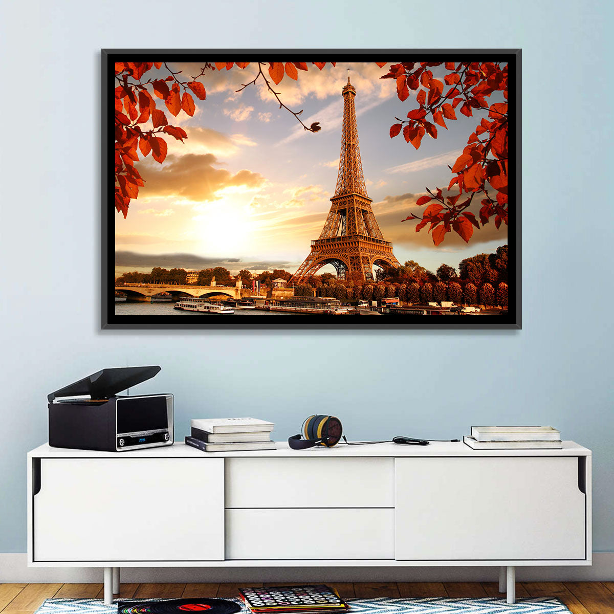 Eiffel Tower at Golden Hour Wall Art