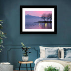 Lake Geneva Twilight Wall Art