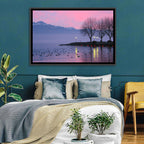 Lake Geneva Twilight Wall Art