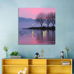 Lake Geneva Twilight Wall Art