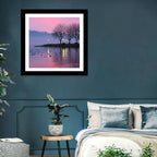 Lake Geneva Twilight Wall Art