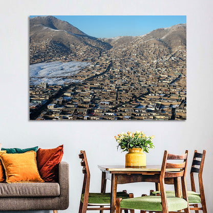 Kabul Winter Cityscape Wall Art