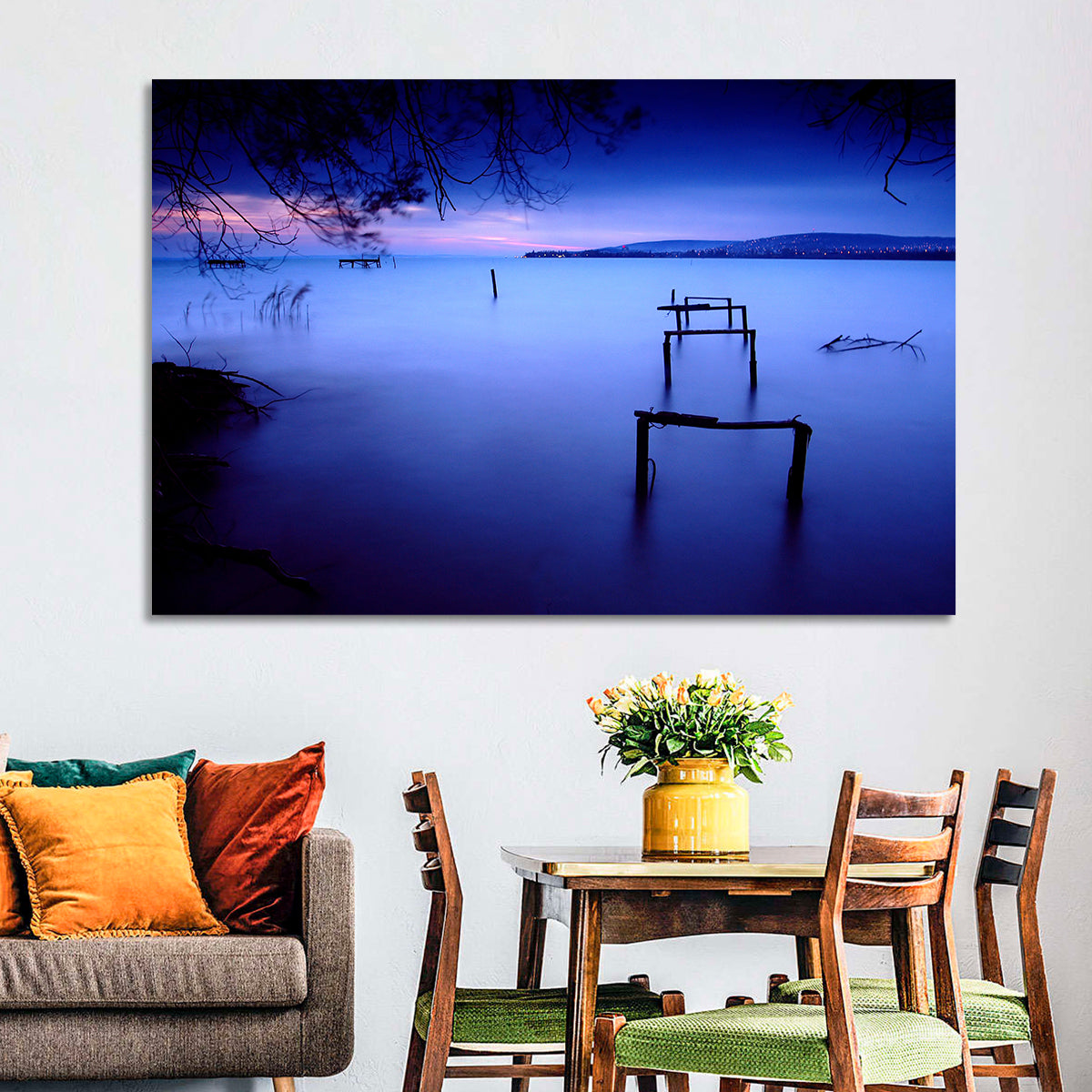 Lake Balaton at Twilight Wall Art