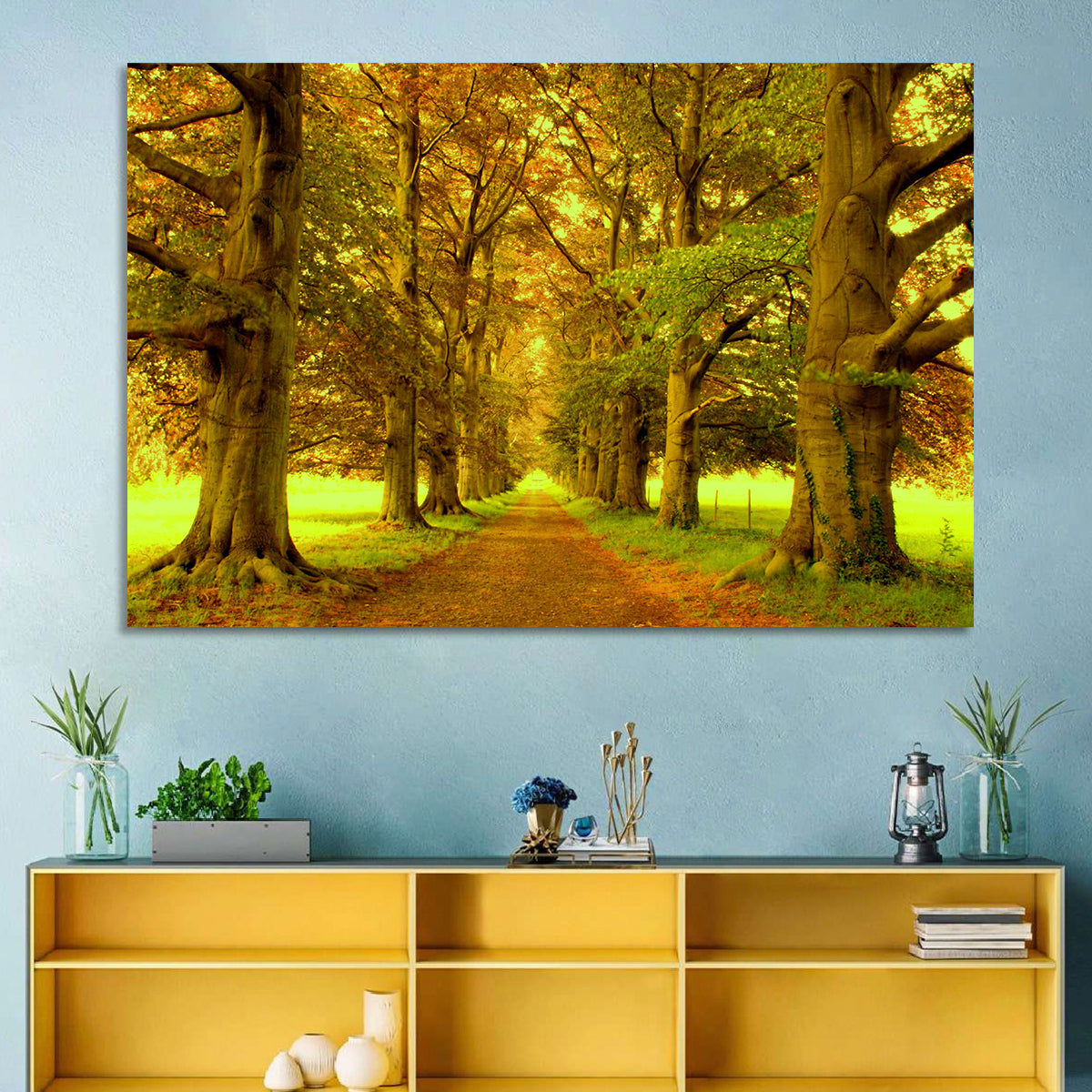 Beech Tree Lane at Golden Hour Wall Art