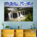 Iguazu Falls River View Wall Art