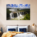Iguazu Falls River View Wall Art