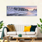 Kiiminkijoki Winter Sunrise Wall Art