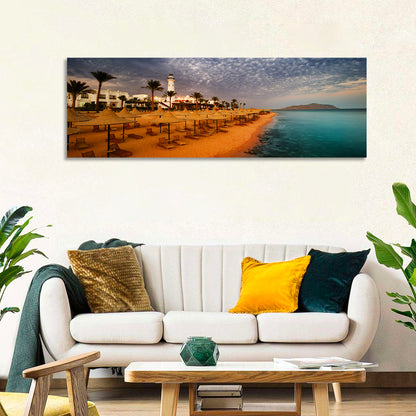 Sharm El Sheikh Beach at Dusk Wall Art