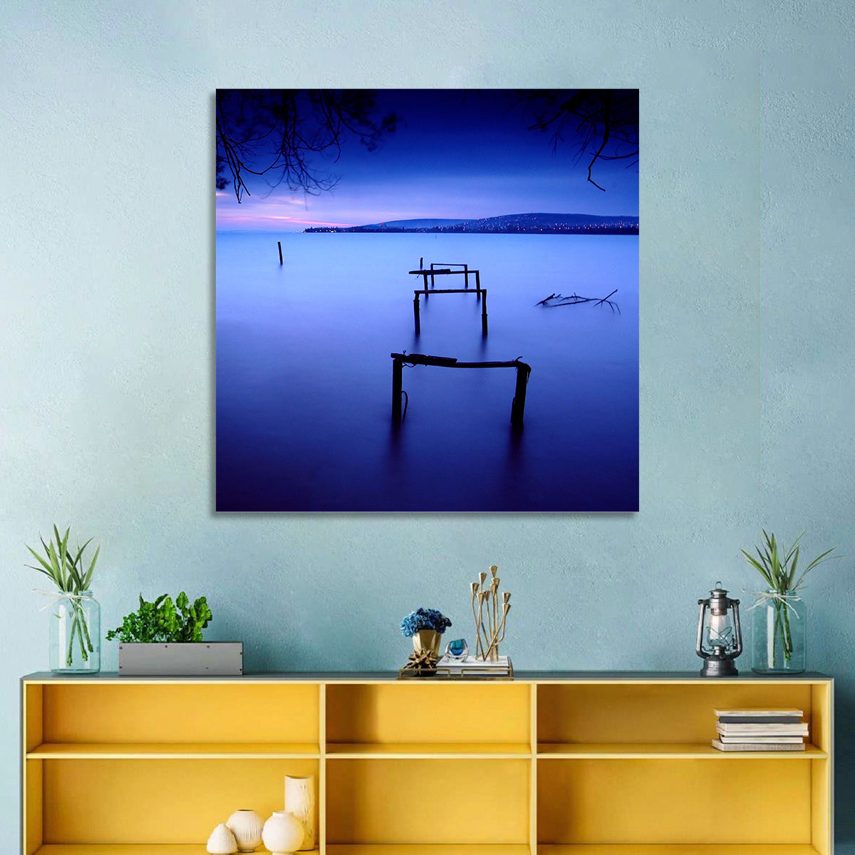 Lake Balaton at Twilight Wall Art