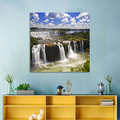 Iguazu Falls River View Wall Art