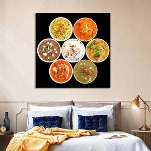 Indian Dishes Wall Art