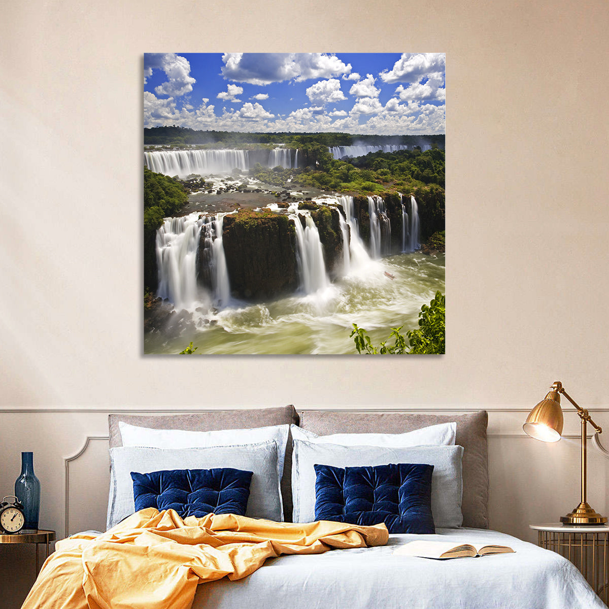 Iguazu Falls River View Wall Art