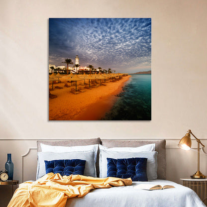 Sharm El Sheikh Beach at Dusk Wall Art