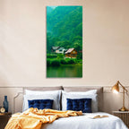 Mist Over Lake Tarnita Wall Art