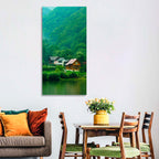 Mist Over Lake Tarnita Wall Art