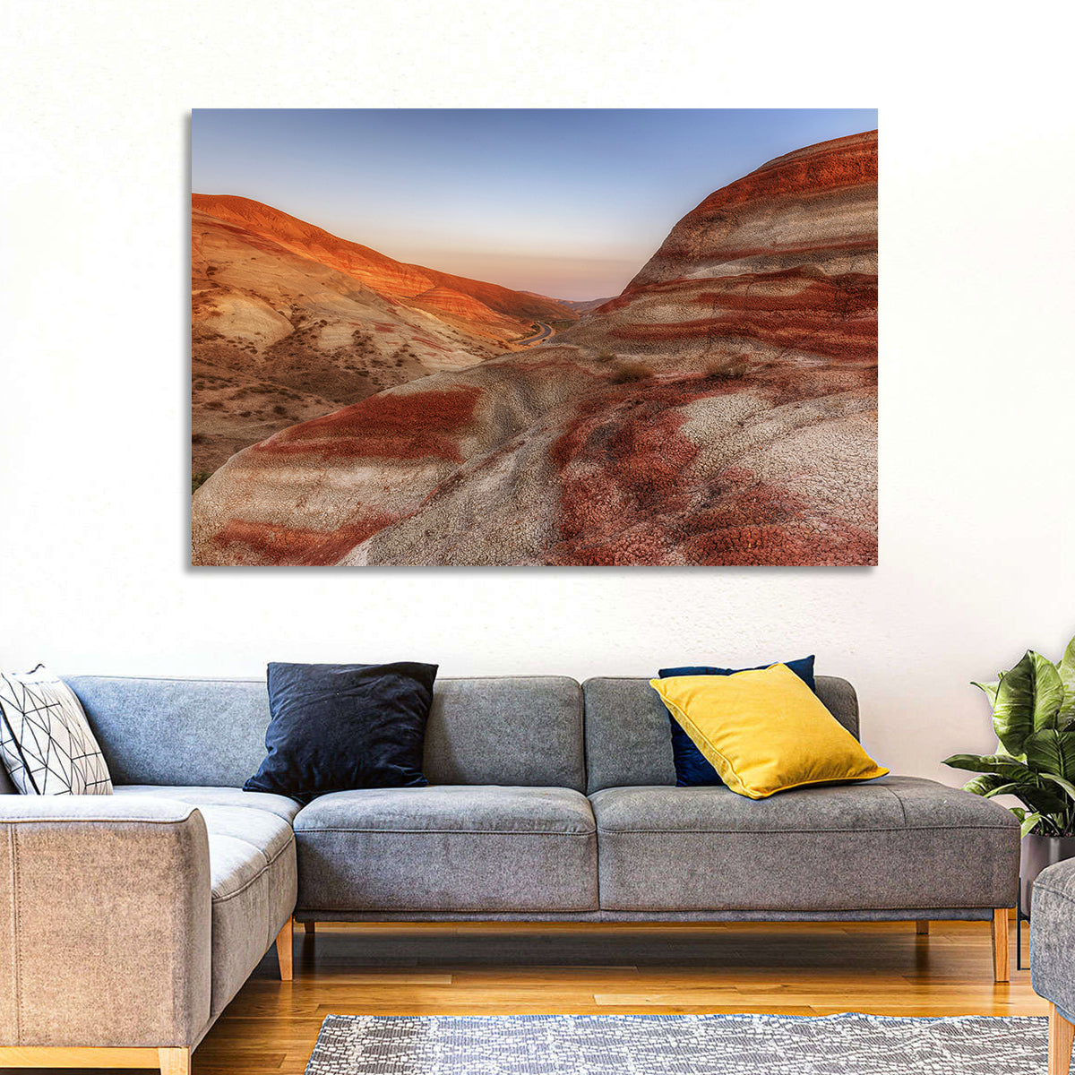 Khizi Candy Cane Mountains Wall Art