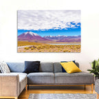 Lascar Snow-capped Volcano Wall Art