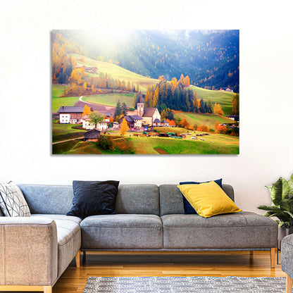 Santa Maddalena Village Wall Art