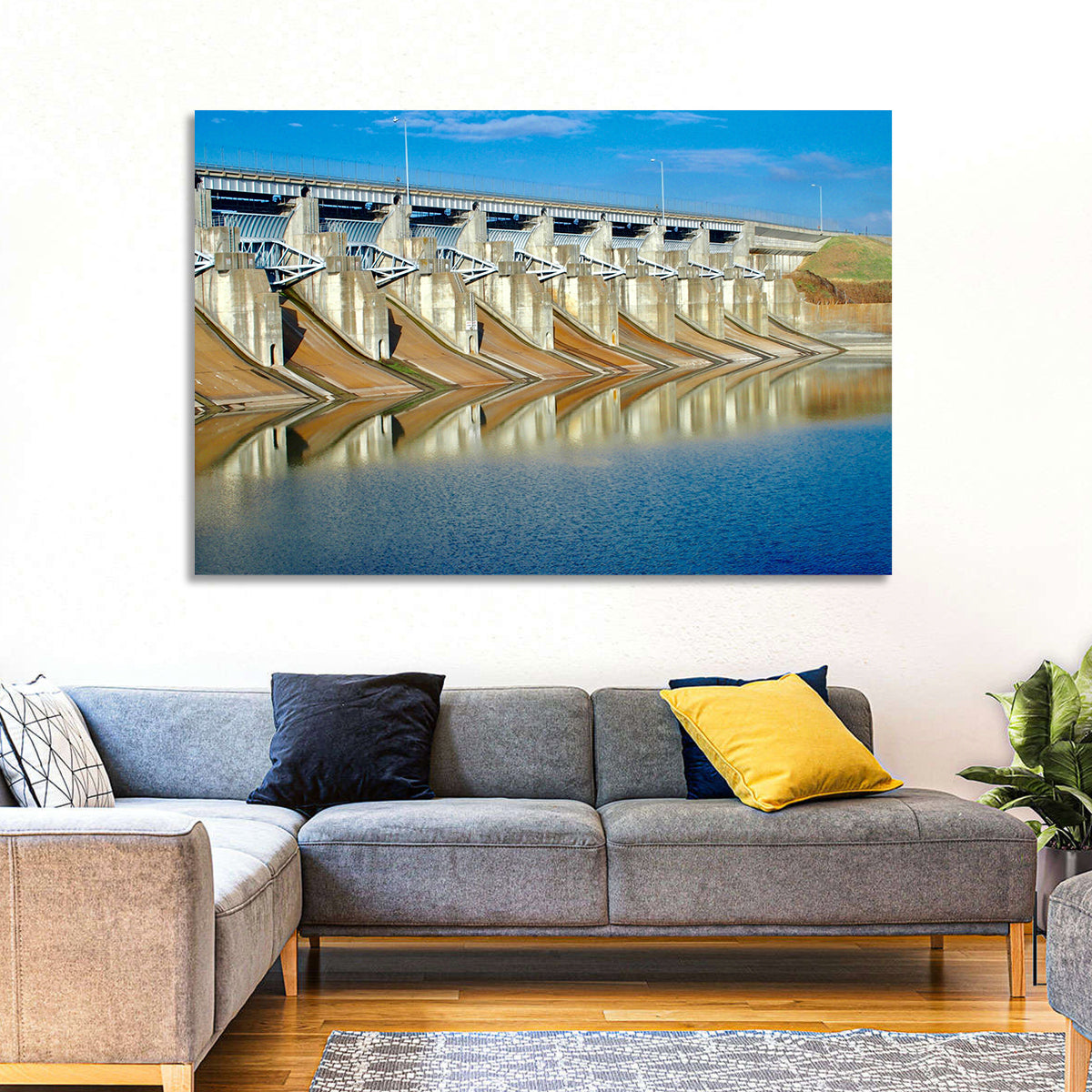Lavon Dam Spillways Wall Art
