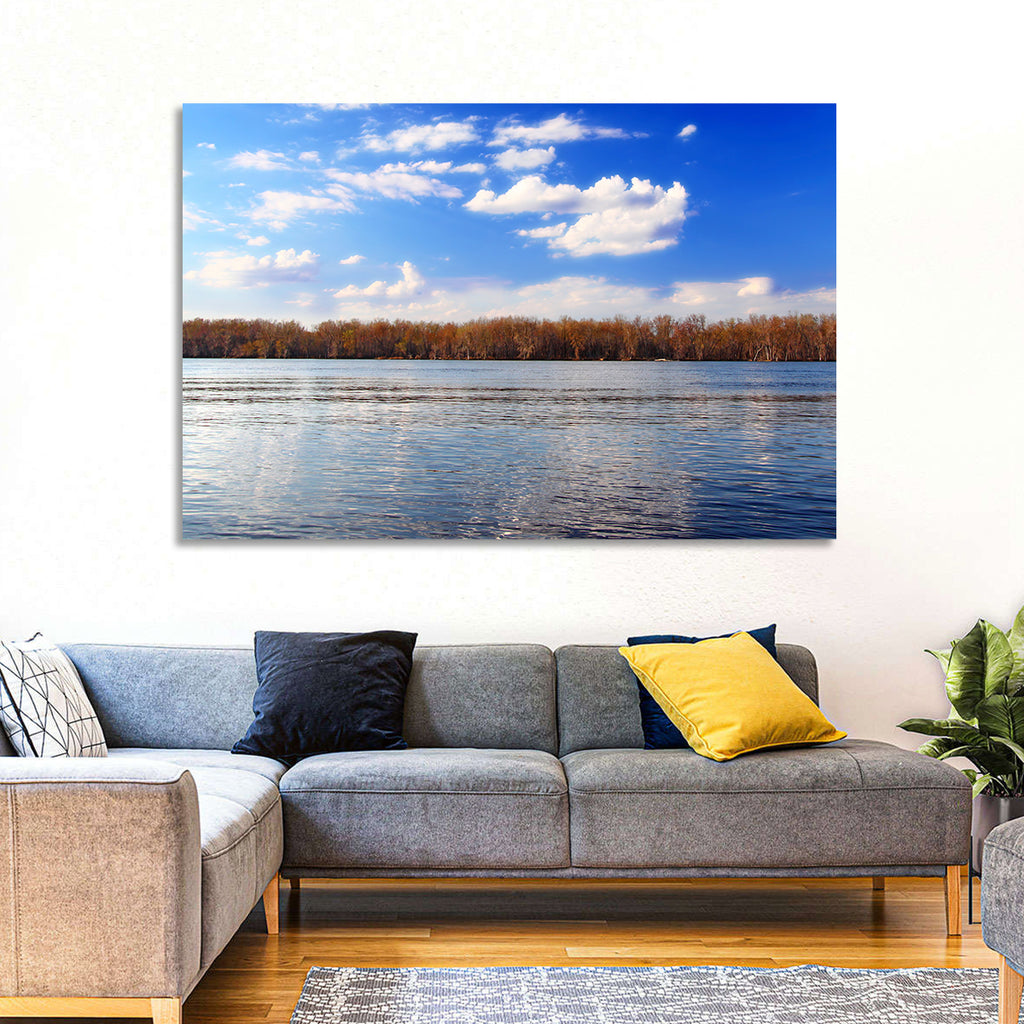 Andalusia Slough Autumn River Wall Art